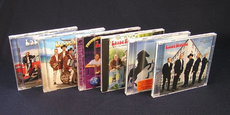 Lasse Stefanz 6 st. CD-skivor