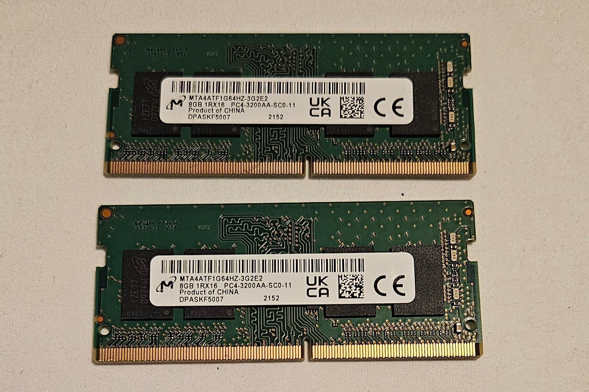 16GB RAM minne (8GBx2) PC4-3200AA | Köp på Tradera (683789549)