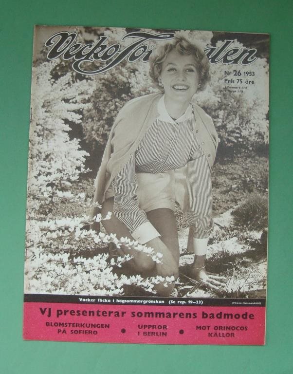 Vecko-Journalen 1953-26. Sofiero, Hearst, Berlin m.m.