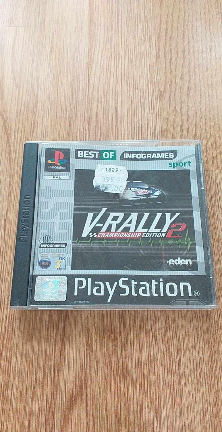 V-Rally 2 + Peugeot Memory Card PS1 [B+N