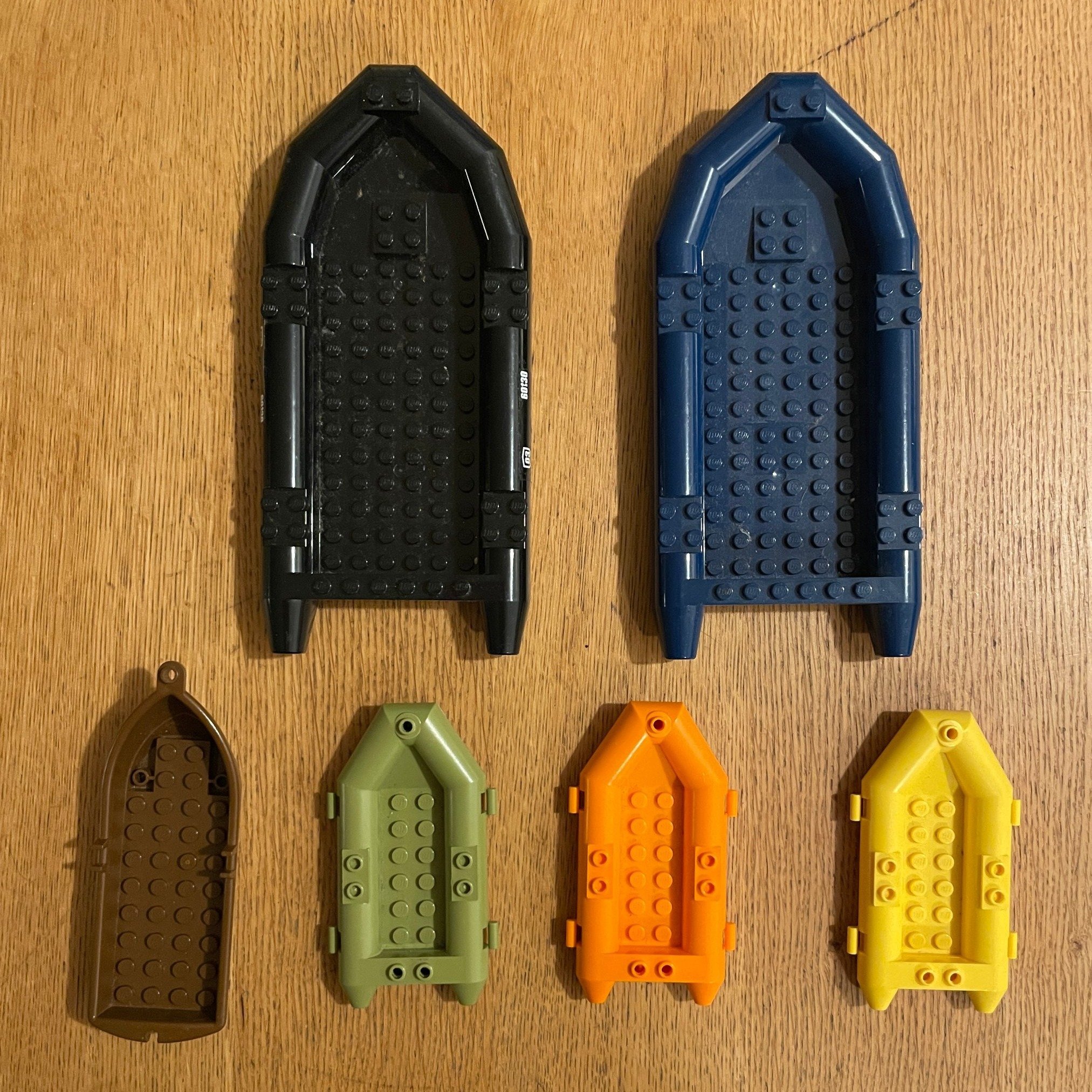 LEGO båtskrov båt delar jollar flotte specialdelar 6 st