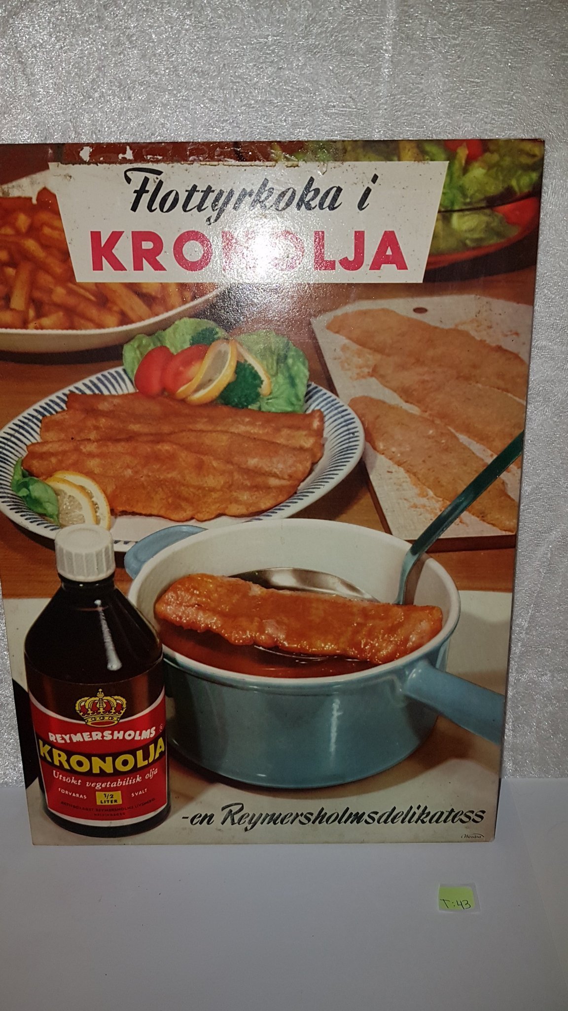 Pappskylt, Kronolja