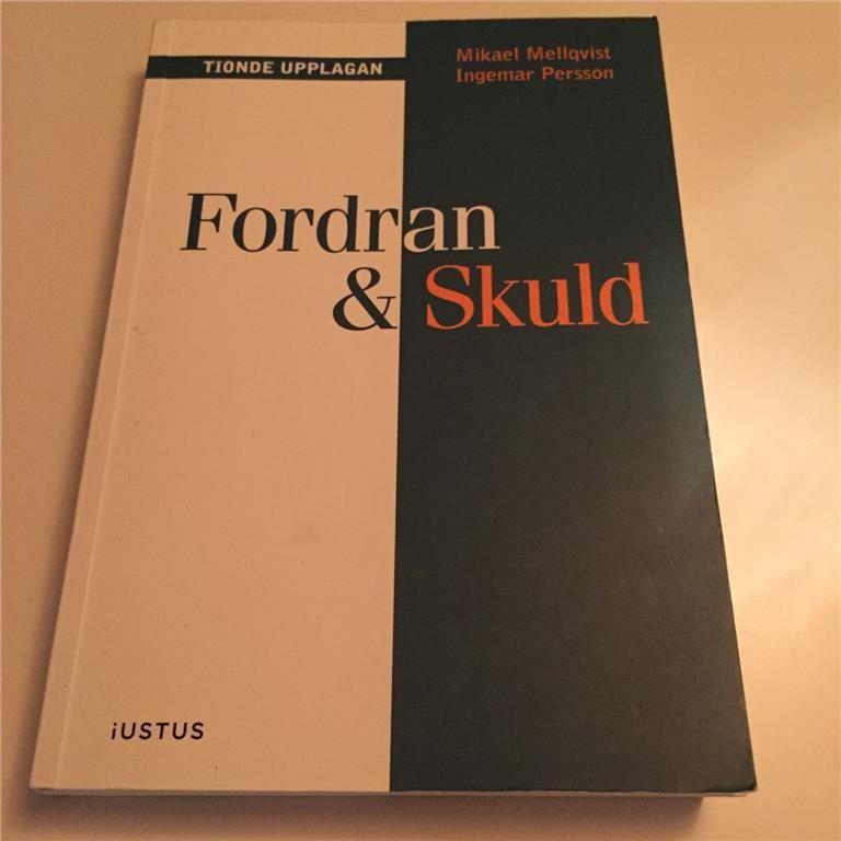 Fordran och skuld Fordran och skuld