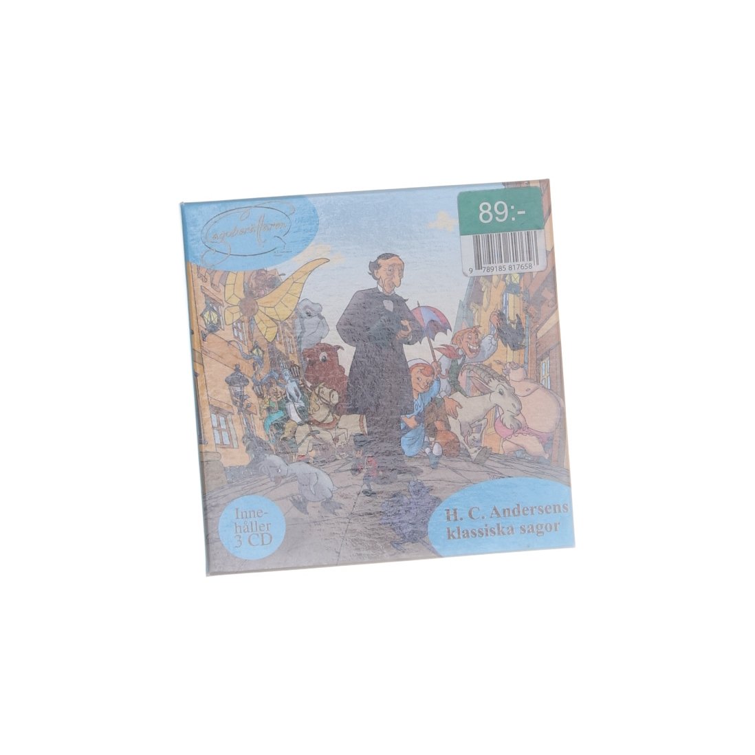 Sagobok, H C Andersen ljudbok 3 CD, H C Andersen, Ljudbok Sagobok, H C Andersen ljudbok 3 CD, H C Andersen, Ljudbok