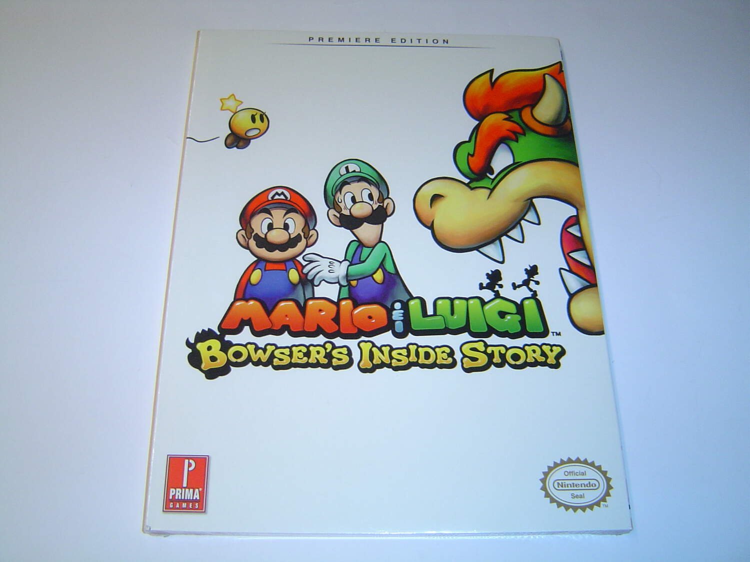 Mario & luigi Bowsers Inside Story Spelguide Guide Bok *NYTT*