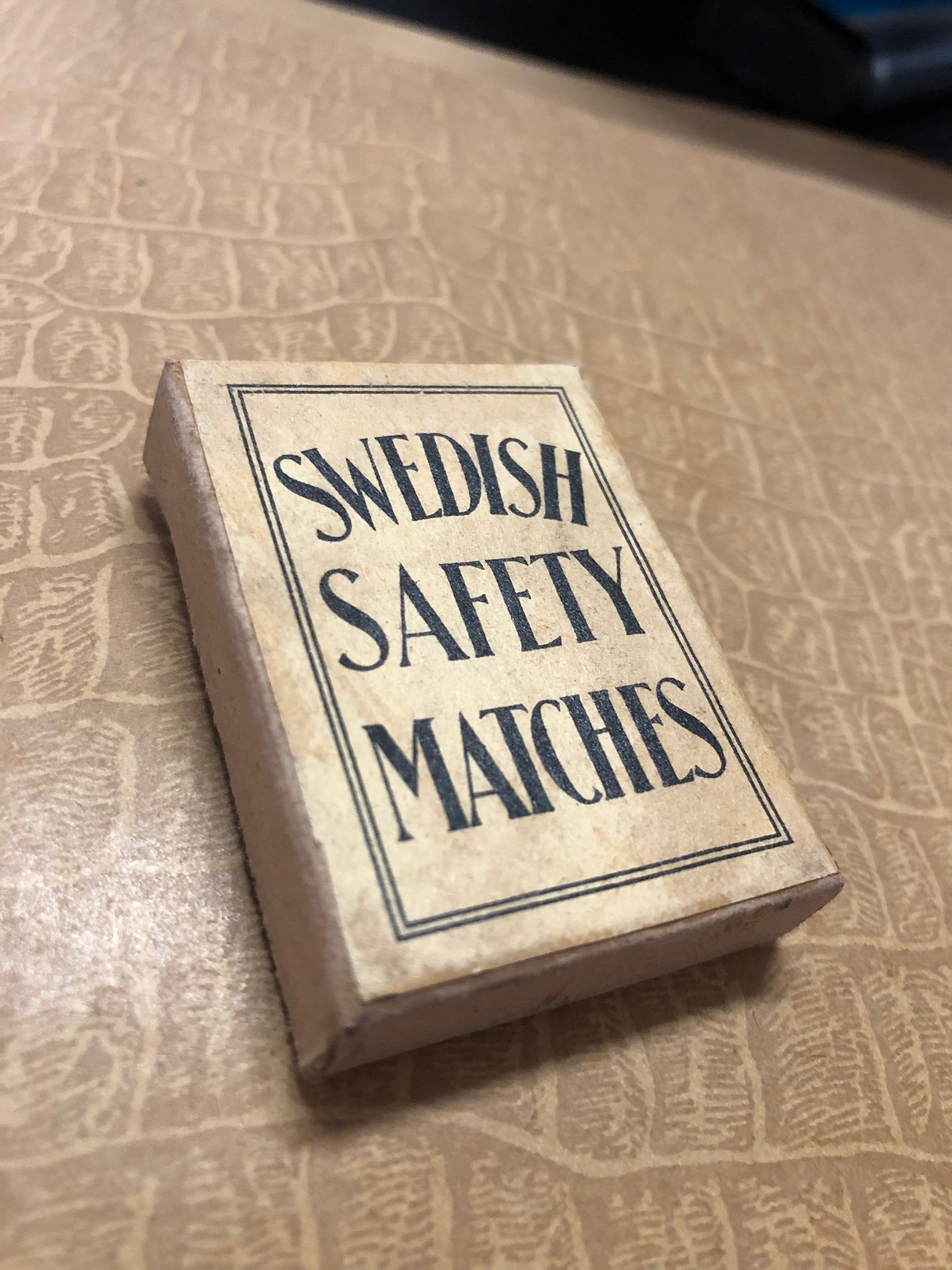 Swedish safety matches. Plomberad/ny. Rare (408569704) ᐈ Köp på Tradera