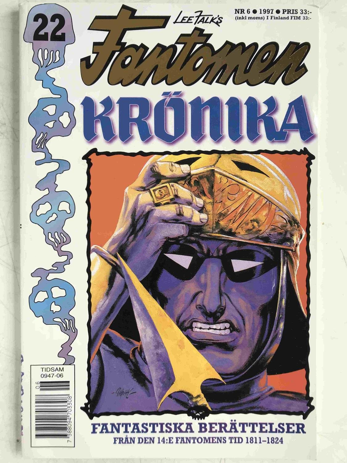 Fantomen Krönika - löpnr: 22 nyskick