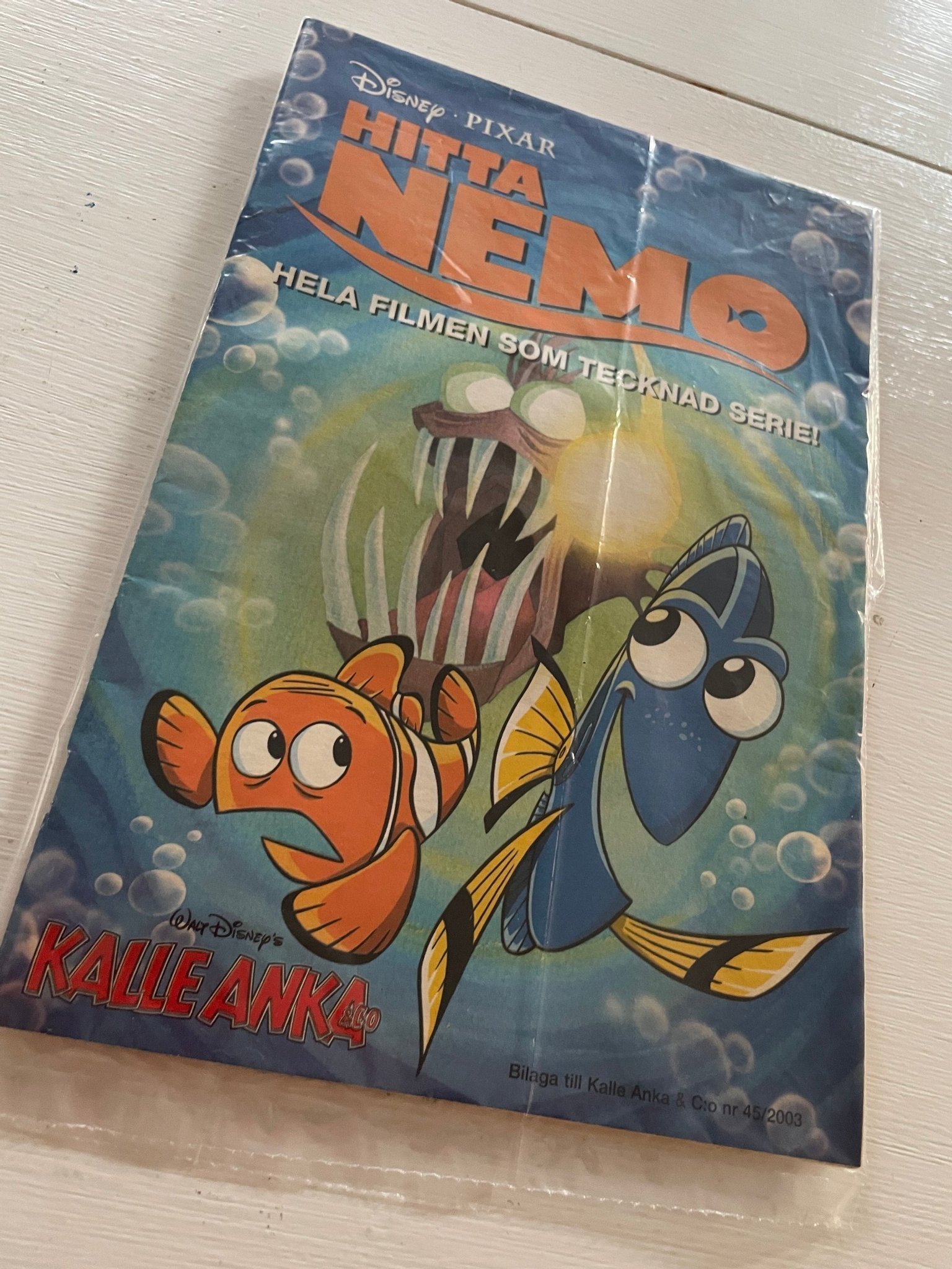 Hitta Nemo • Tecknad serie • Disney Pixar • Bilaga Kalle Anka 2003