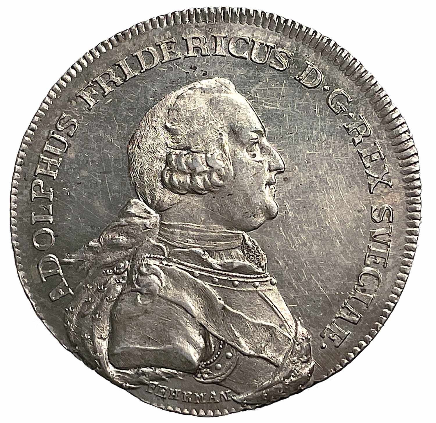 Adolf Fredrik 2 Mark 1771 Kastmynt till kon.. Köp på Tradera