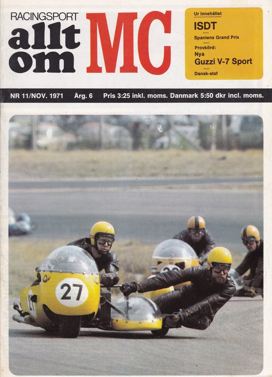 Allt Om Mc 1971-8 Honda CB 500 Four.Husqvarna Vinner Baja500