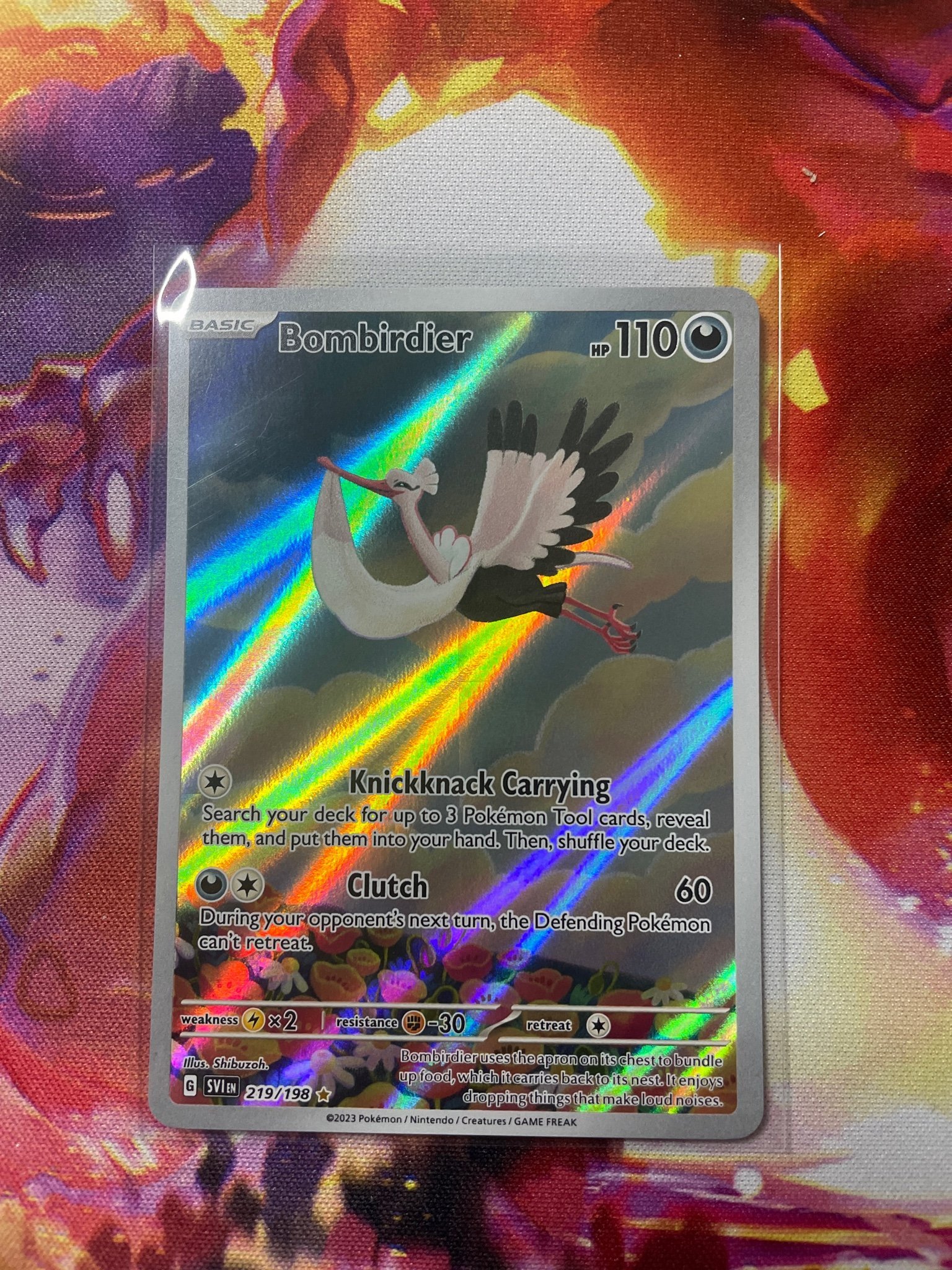 bombirdier ex pokemon card value Bombirdier - 219/198 Holo Ultra Rare main image 1
