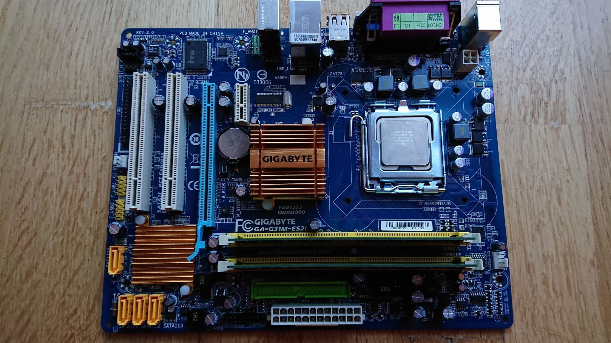 Gigabyte GA-G31M-ES2L Socket 775, Intel Core 2 .. (409389227) ᐈ Köp på ...
