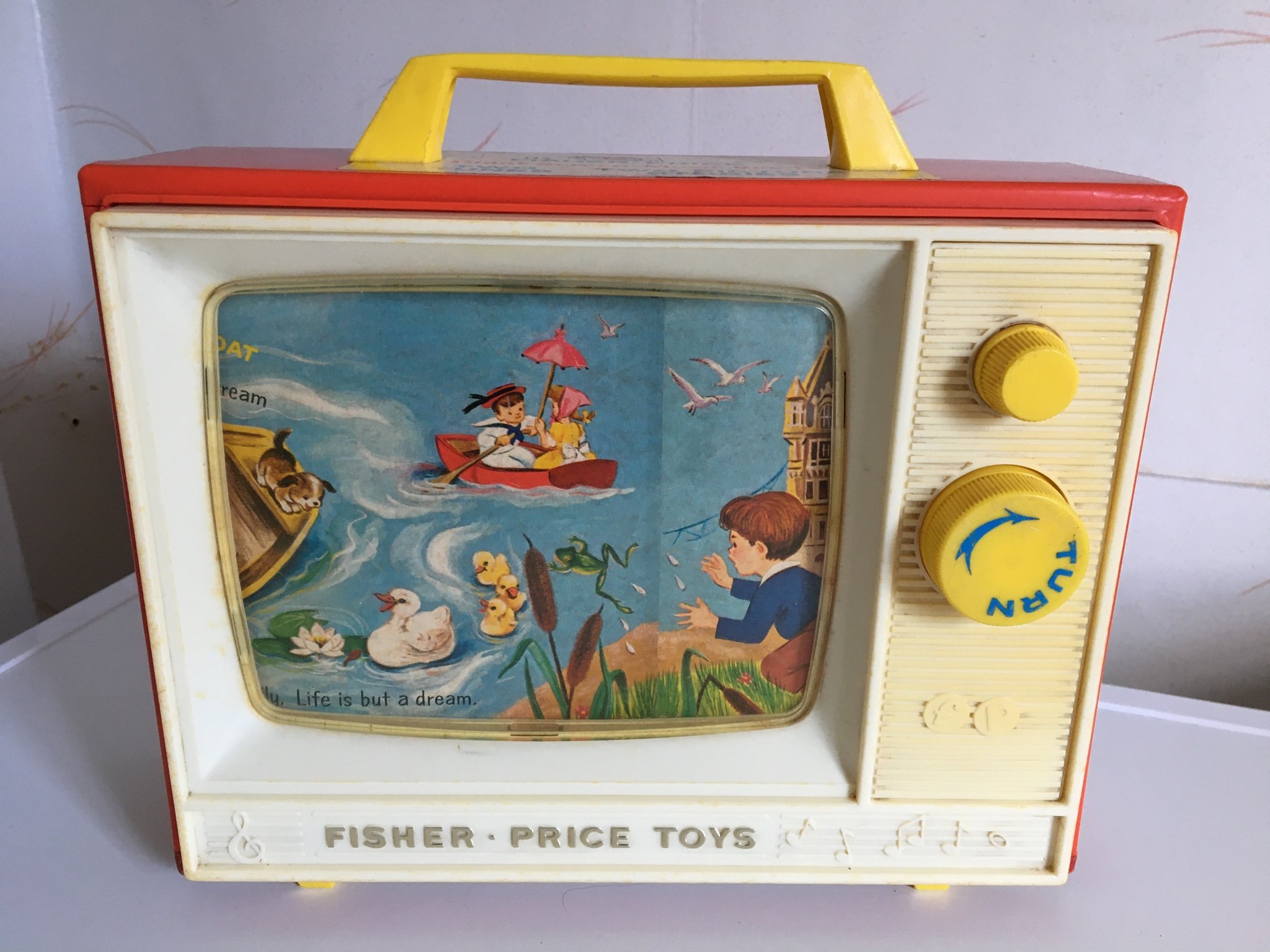 Vintage Fisher Price Toys Music Box 60 talet (407374216) ᐈ Köp på