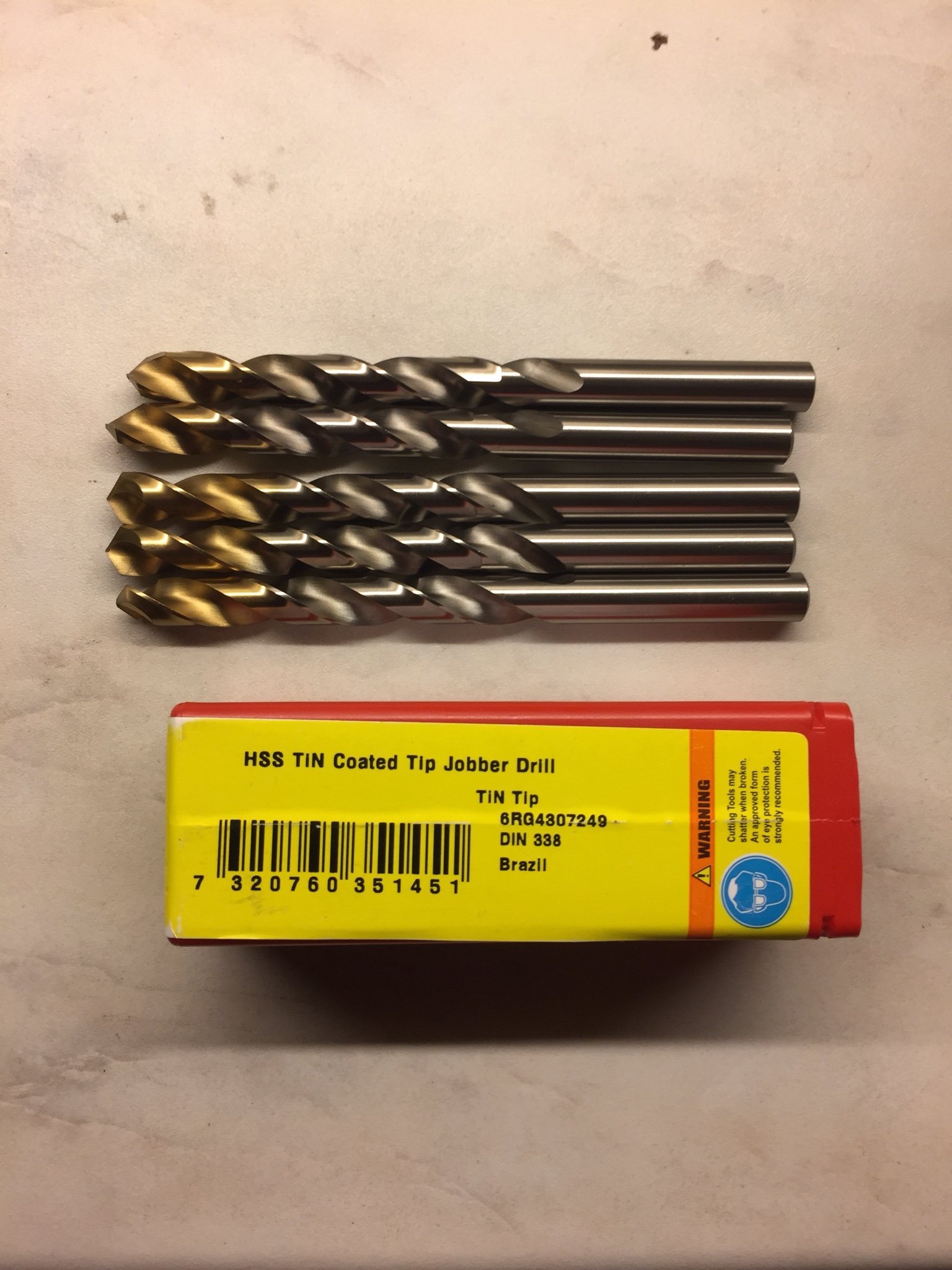 Dormer A002 HSS-TiN Coated Jobber Drill 10.00mm
