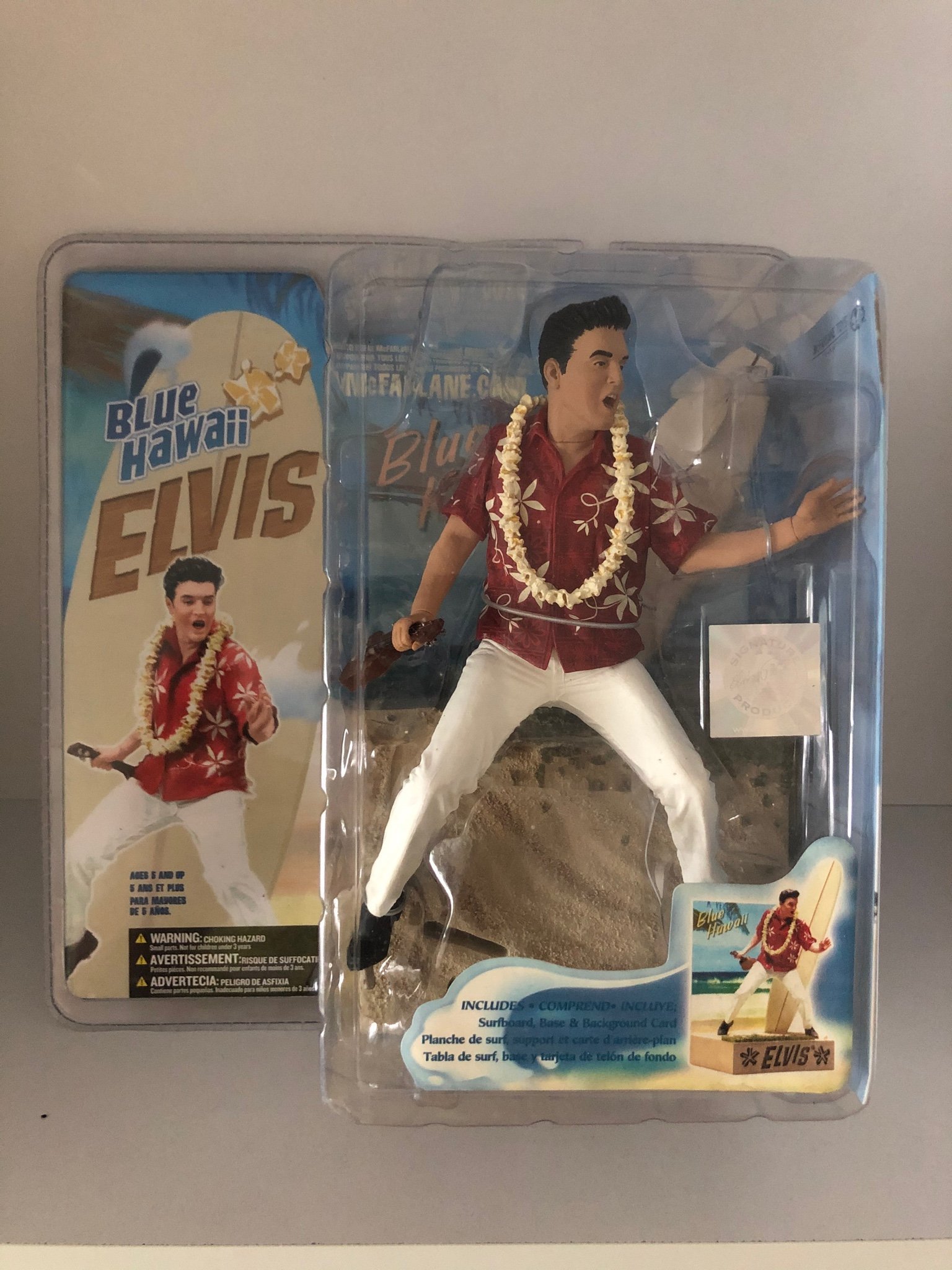 Mcfarlane blue Hawaii Elvis Presley samlarfigur.. (407389683) ᐈ Köp på