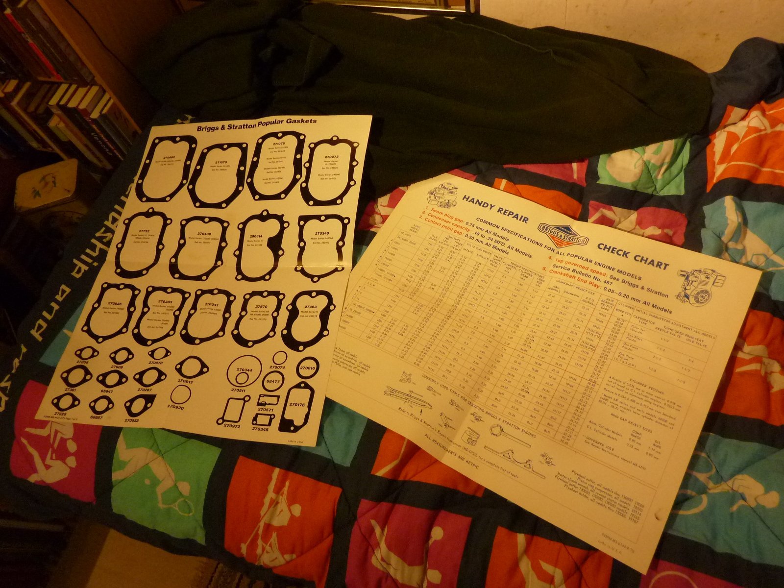 Briggs Stratton Handy Repair Check Chart Poster Commo vrogue.co