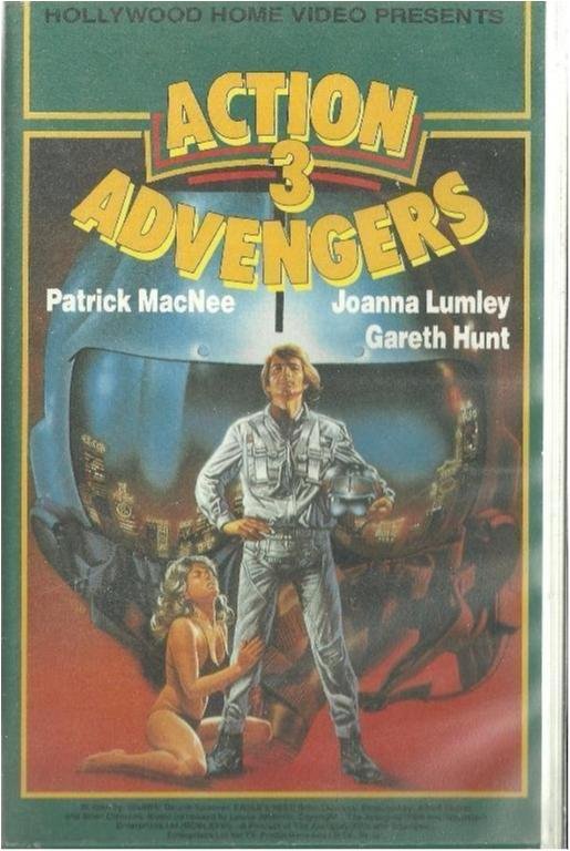 ACTION 3 ADVENGERS- VOL 1 DANSKT TEXT - VHS FILM )