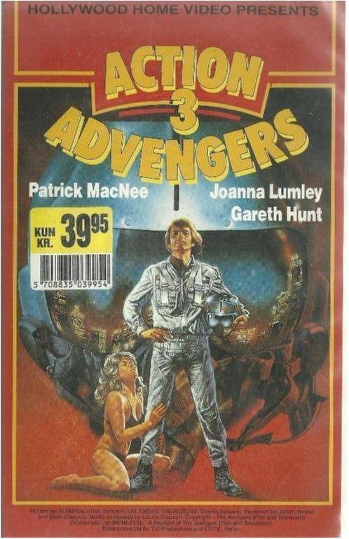 ACTION 3 ADVENGERS- VOL 1 DANSKT TEXT - VHS FILM )