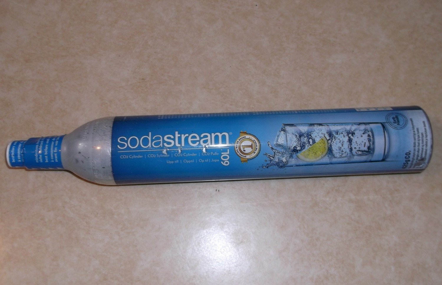 Se produkter som liknar Kolsyrepatron Sodastream 60 L.. på Tradera (615535660)