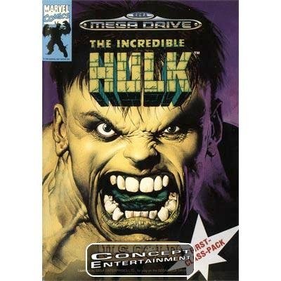 INCREDIBLE HULK, THE (komplett) till Sega Mega Drive