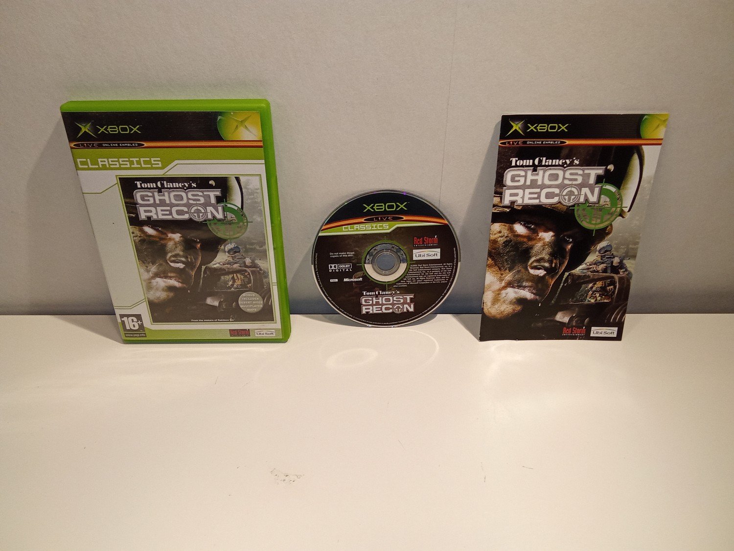 jeu video playstation 2 Tom Clancy's Ghost Recon ps2 guerre pal pegi 12