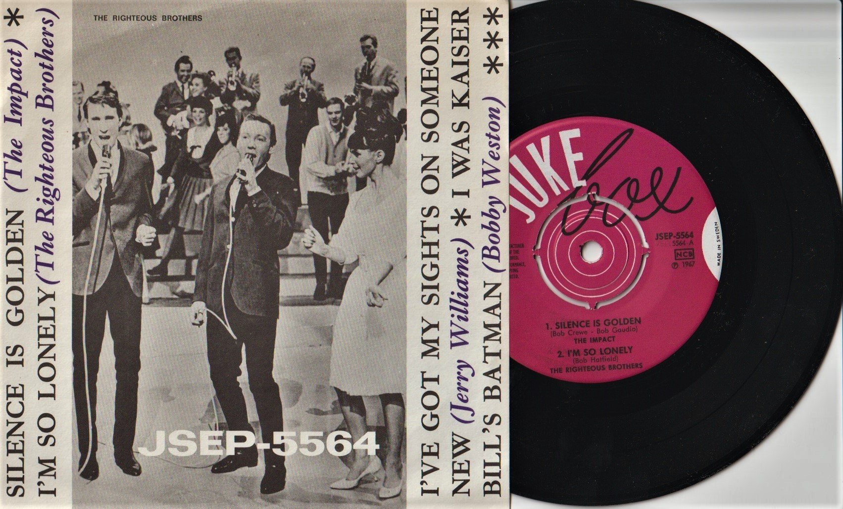 EP JukeBox JSEP-5564 - Impact, Righteous Brothers, Jerry Williams +1, Sv 1967