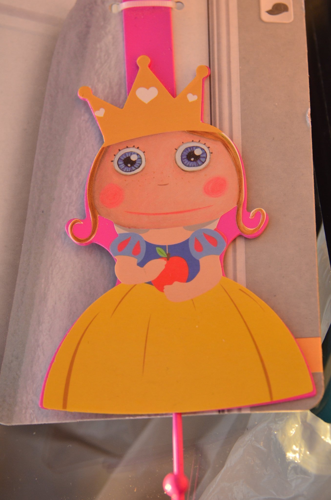 Hängare med krok , Över-dörren-hängare , med Prinsessa , Oanvänd