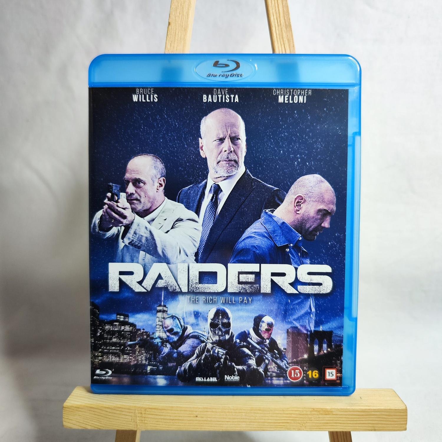 Bruce Willis / Dave Bautista / Christopher Meloni · Raiders (DVD