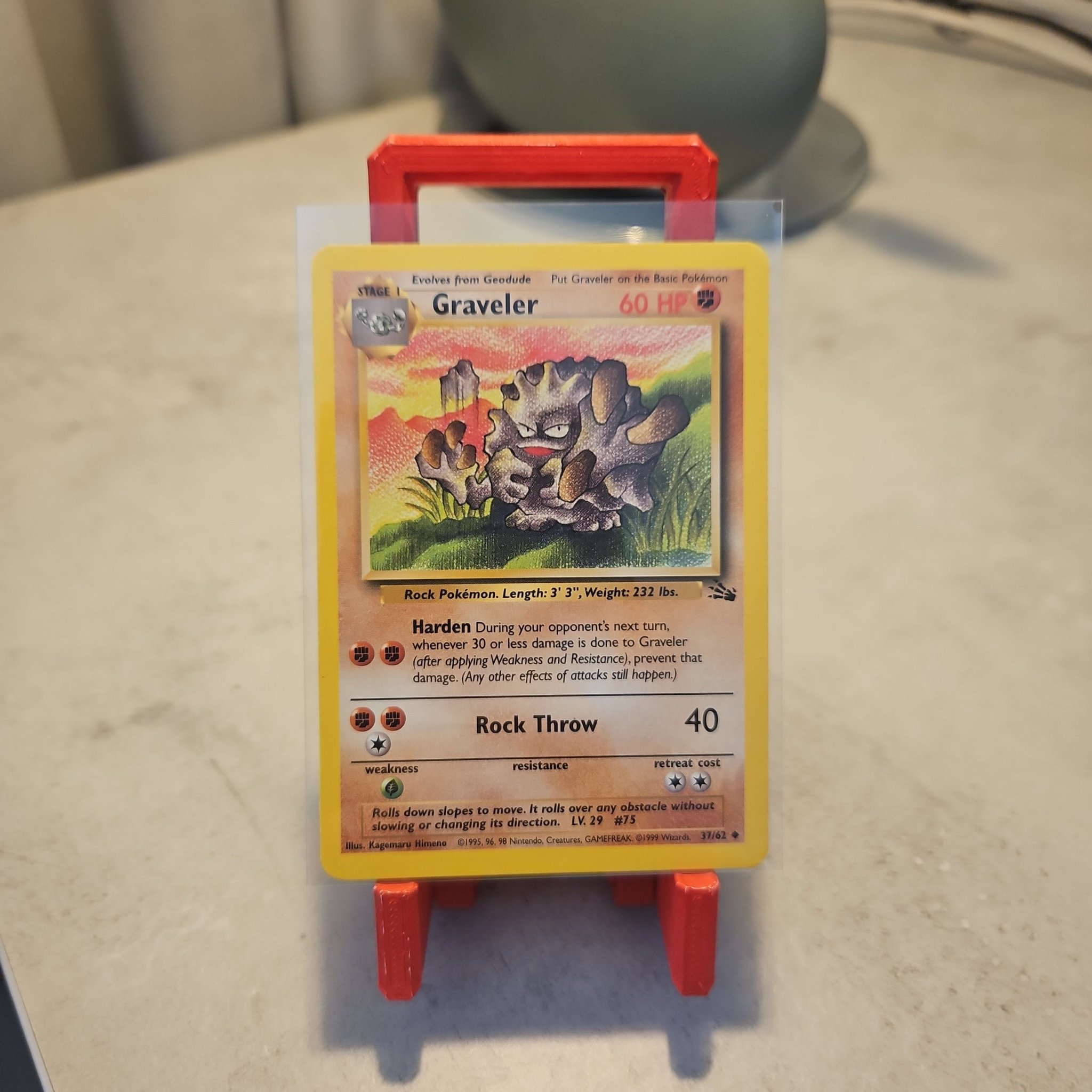 Graveler 37/62 Fossil Pokemonkort | Kp p Tradera (728303024)