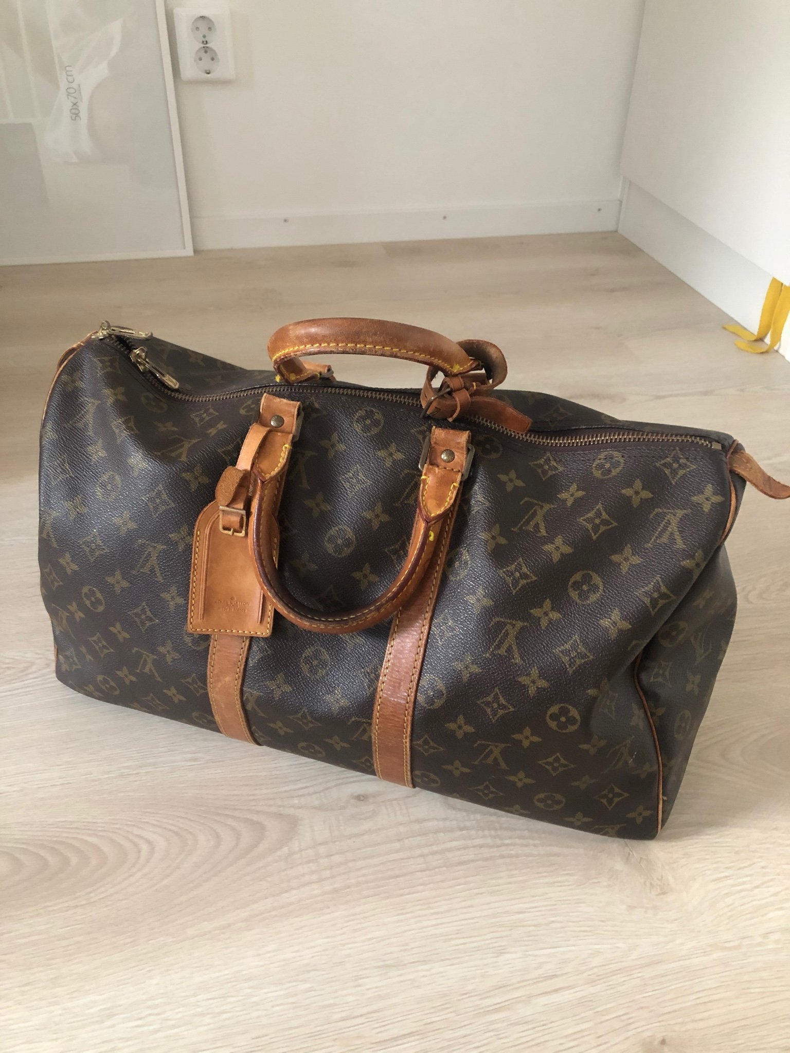 Vintage Louis Vuitton Keepall 50 (410122890) ᐈ Köp på Tradera