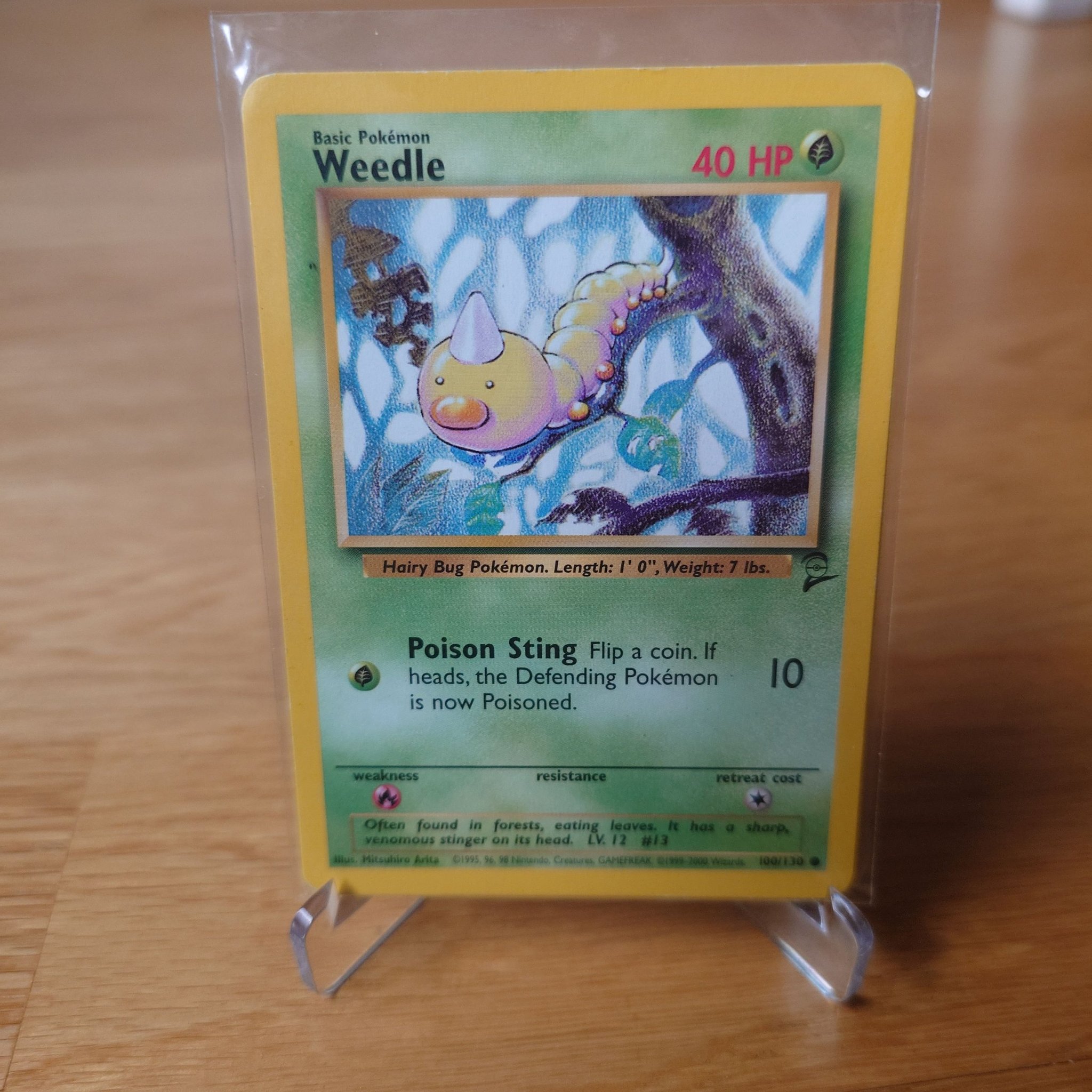 Weedle 100/130 Base Set 2 Pokemonkort x5 | Kp p Tradera (727409096)