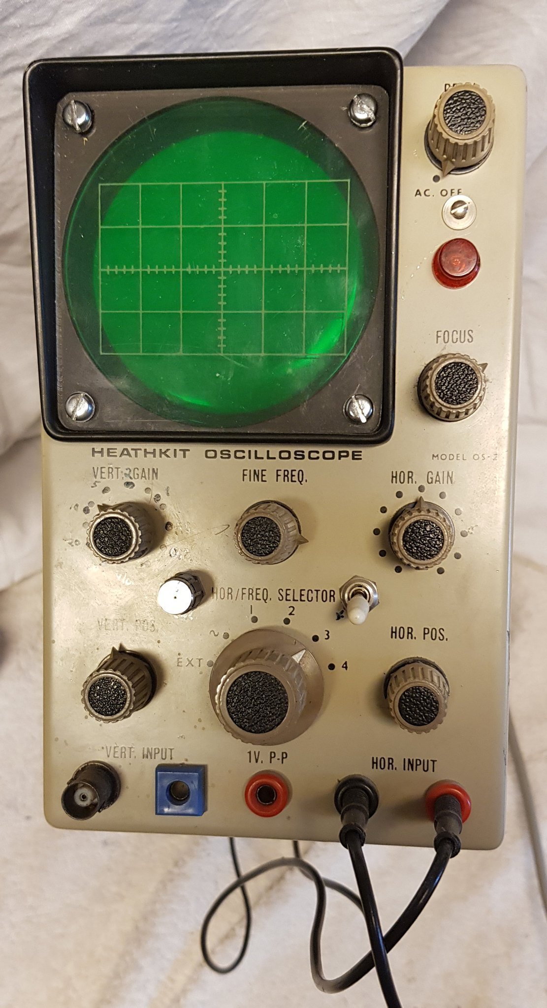 Vintage Heathkit Oscilloscope model OS 2 (481483065) Köp på Tradera
