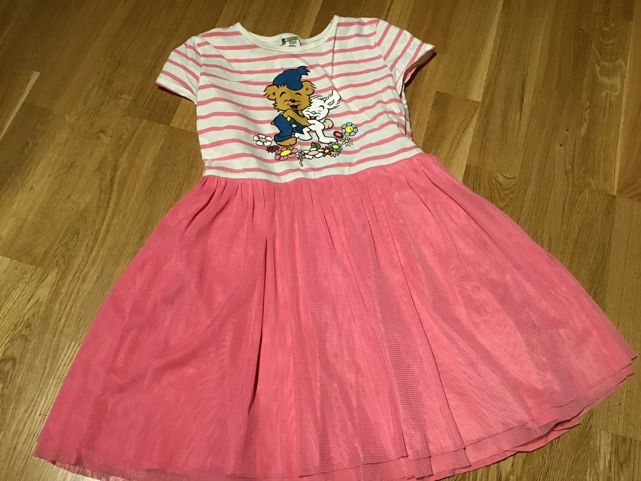 Lindex BAMSE lilleskutt klänning strl 110 -116