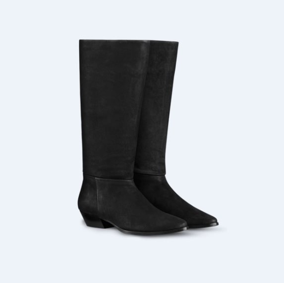 Filippa K stövlar Mocka boots svarta skinn tren.. (395596152 Filippa K stövlar Mocka boots svarta skinn trend skor