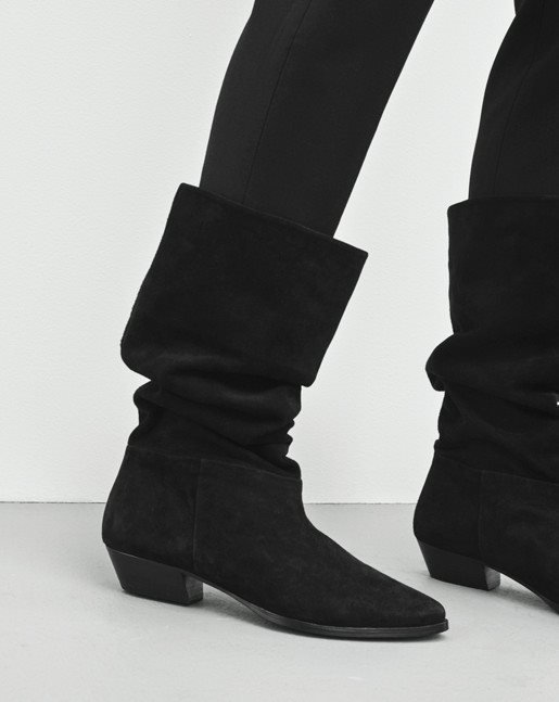 Filippa K stövlar Mocka boots svarta skinn tren.. (354056937 Filippa K stövlar Mocka boots svarta skinn trend skor