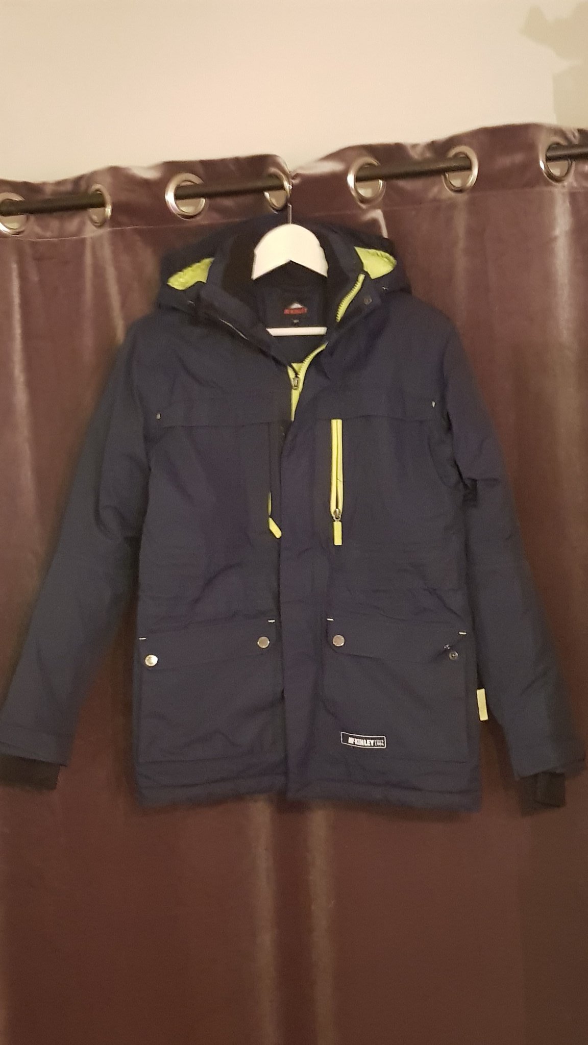 Ny blå McKinley jacka jacket lättviktsjacka Barn JR 164 Ny blå McKinley jacka jacket lättviktsjacka Barn JR 164