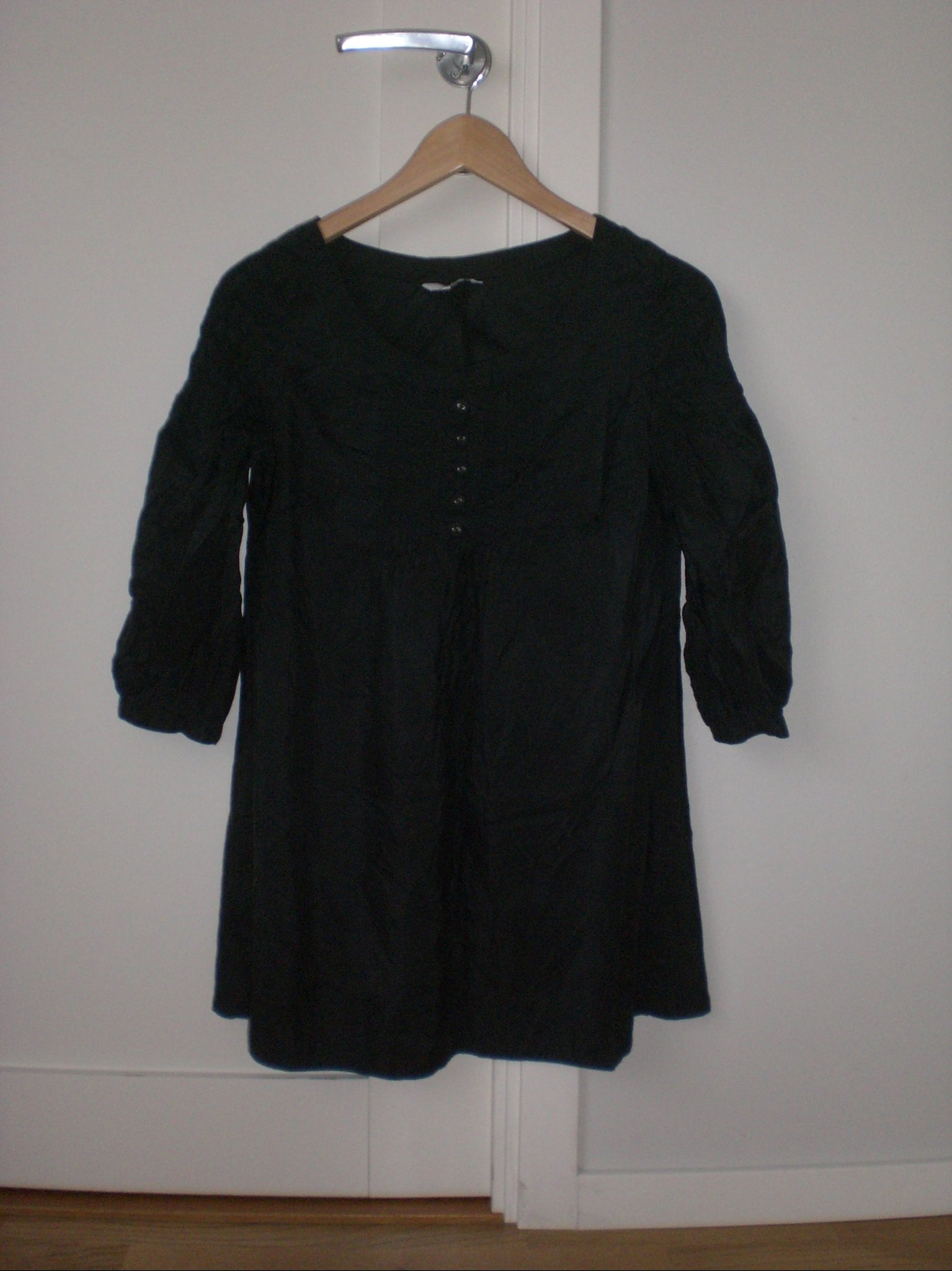 tunika blus Joy silk silke 36 siden gravidkläder mammakläder