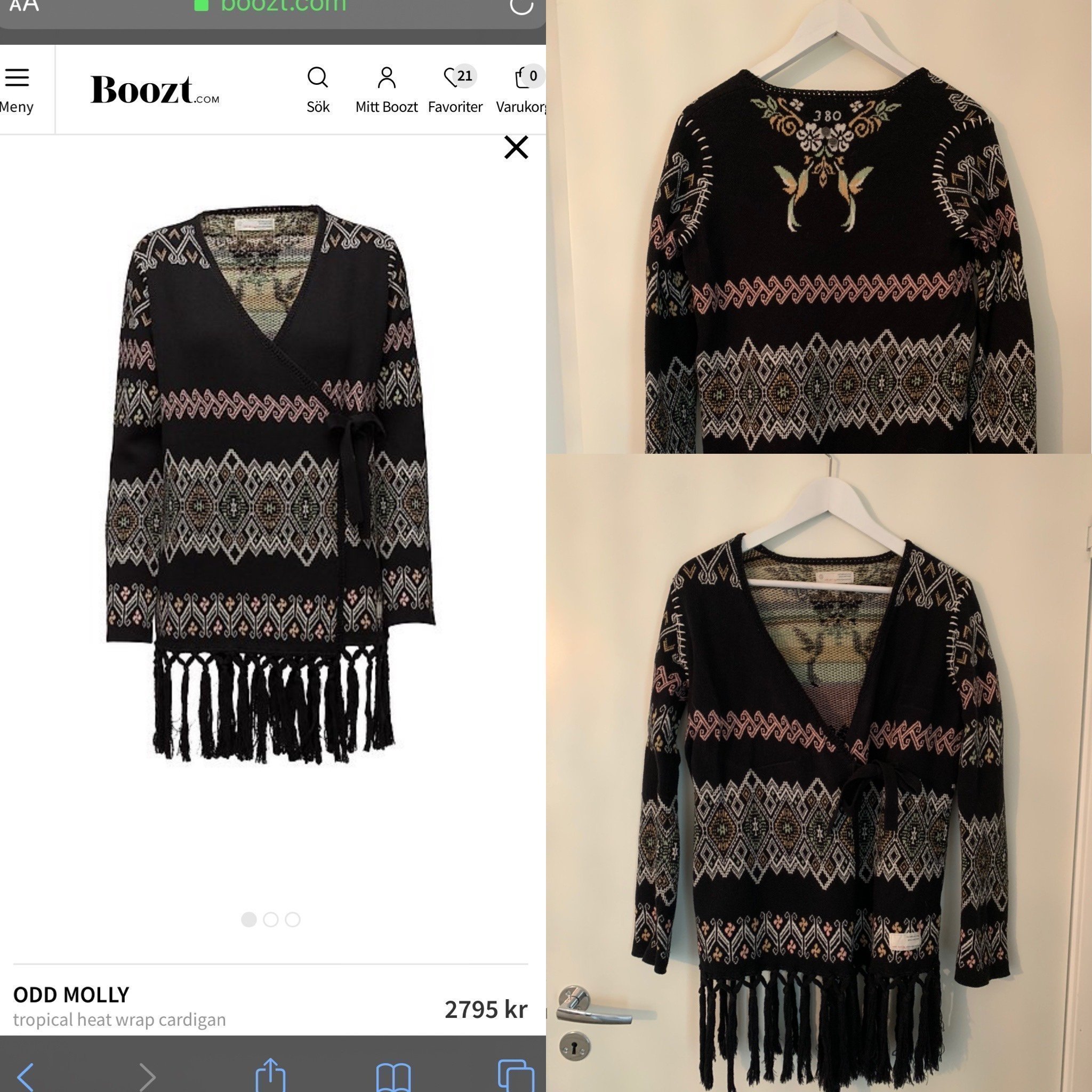 Odd molly tropical knit cardigan kofta storlek 0 nypris 2795 kr Odd molly tropical knit cardigan kofta storlek 0 nypris 2795 kr