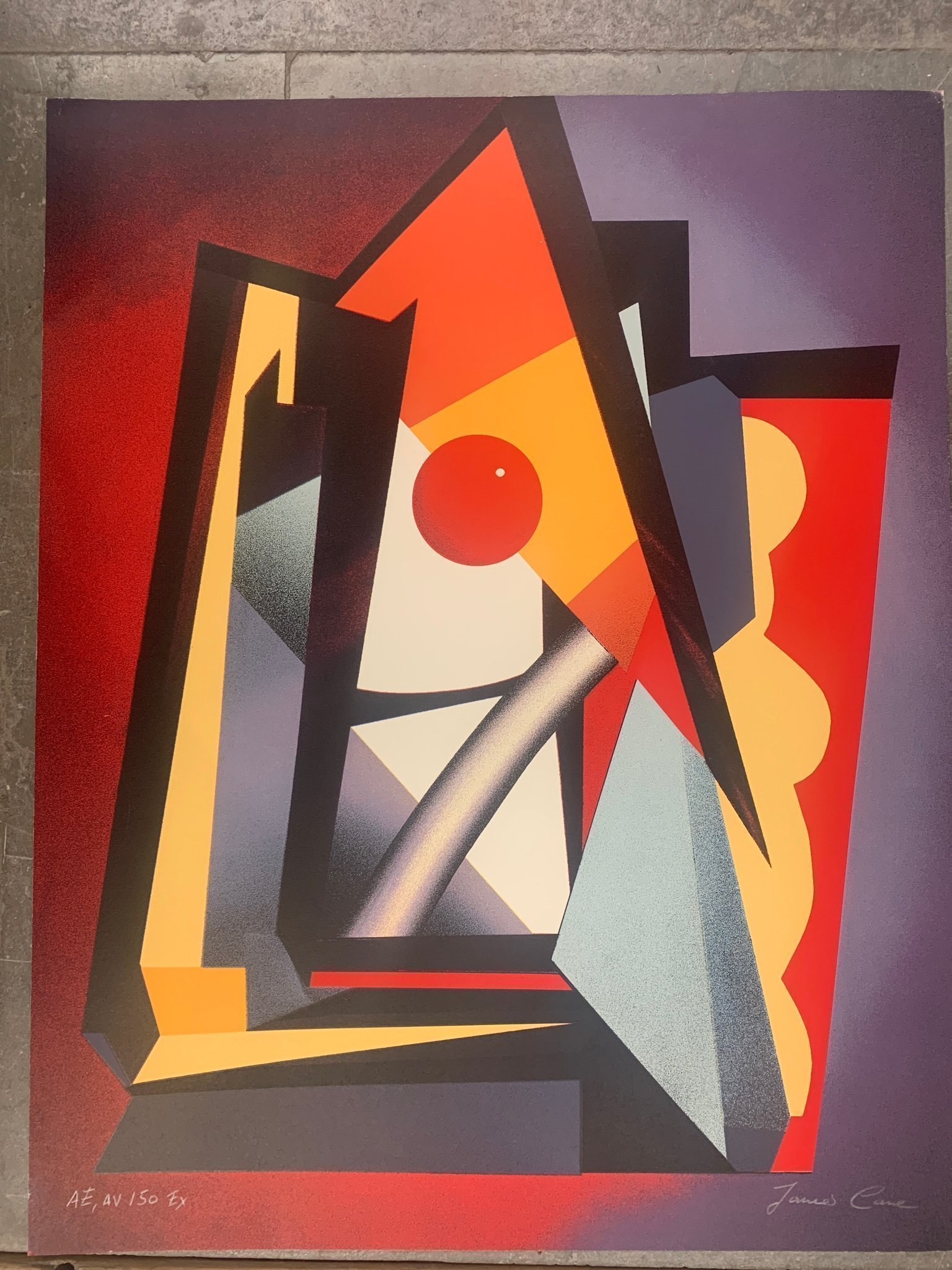 James Cane silkskrin/silkscreen (410297728) ᐈ Köp på Tradera