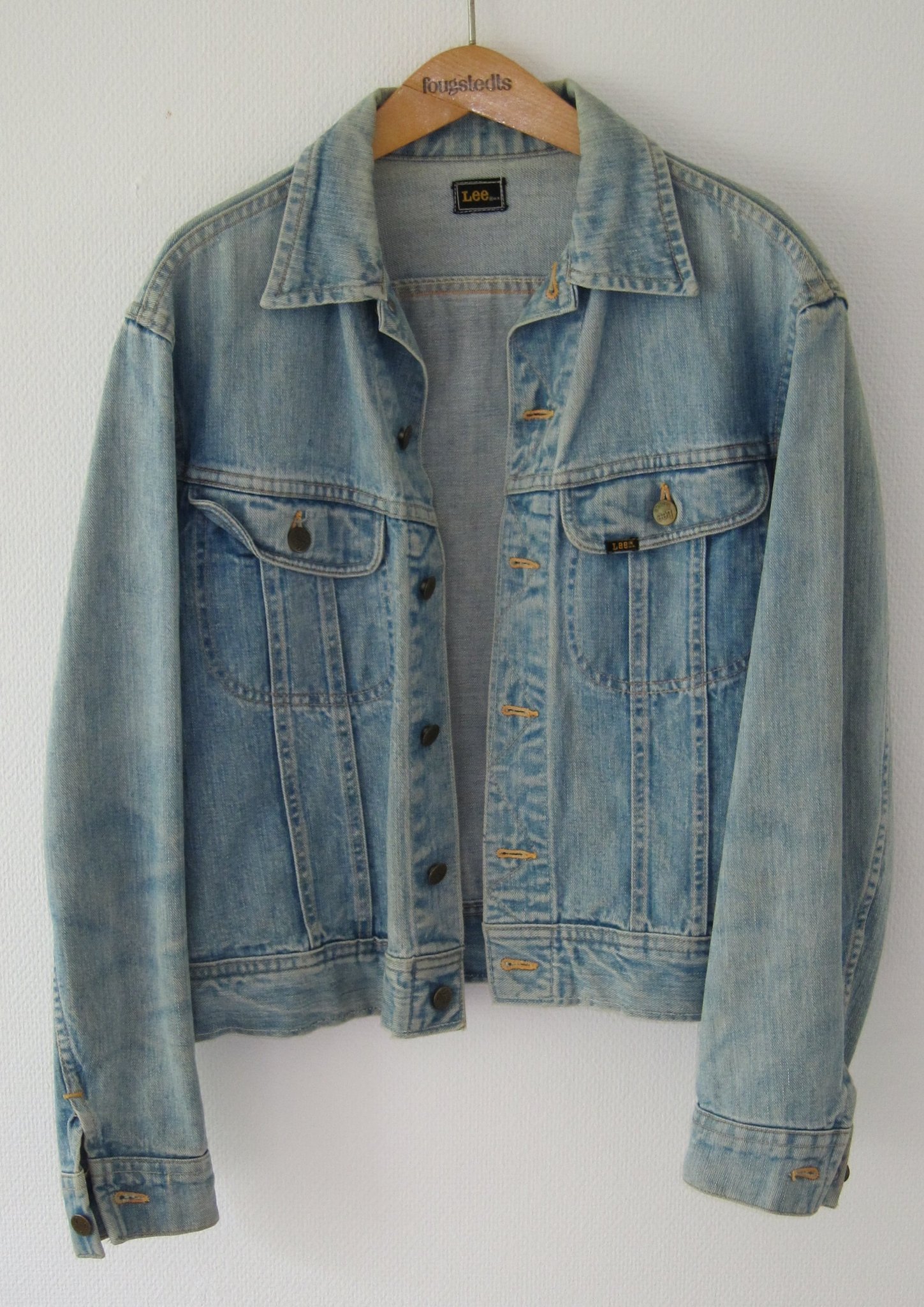 Vintage jeansjacka Lee Riders 50 år gammal .. (415035176 Jeansjacka LEE fodrad vintage på