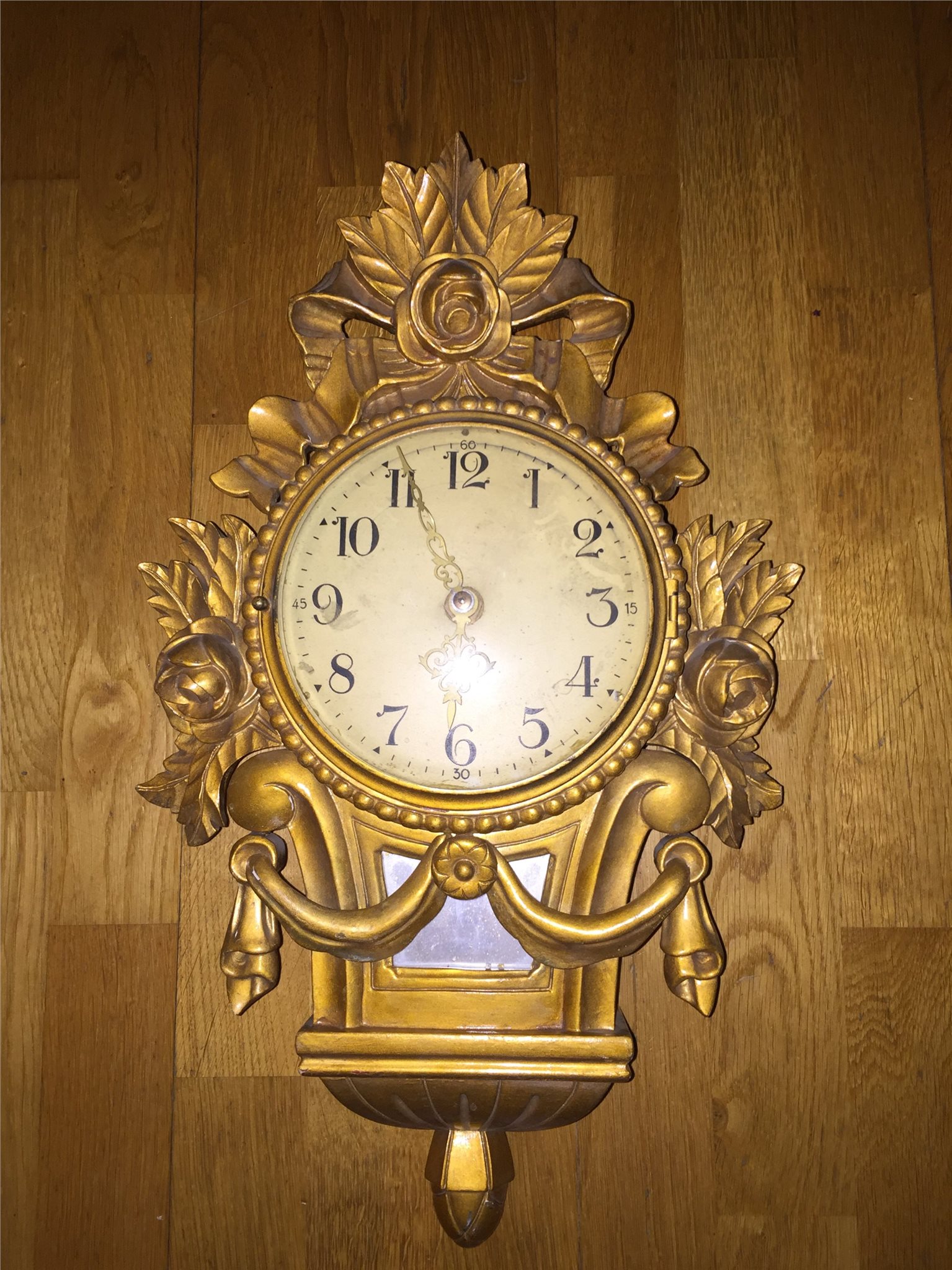 Antique Style Wall clock case/Spare parts, midd.. (339500972) ᐈ Köp på