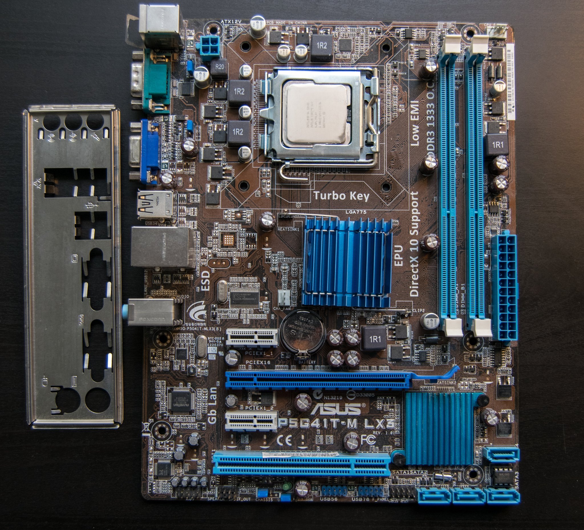 Asus P5G41TM LX3, LGA 775 + E8400 (417710496) ᐈ Köp på Tradera