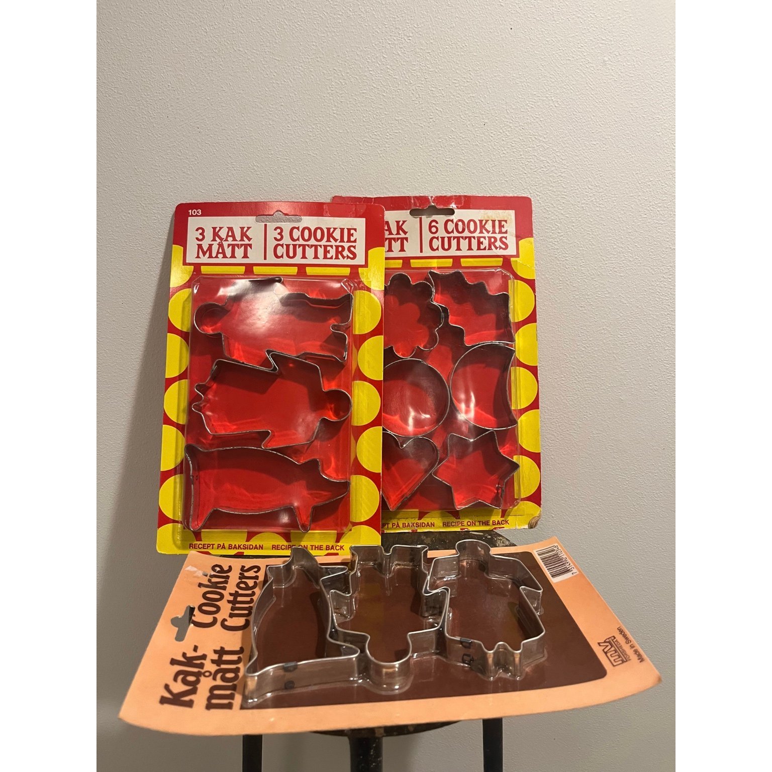 Se produkter som liknar RETRO PEPPARKAKSFORMAR Jul .. på Tradera
