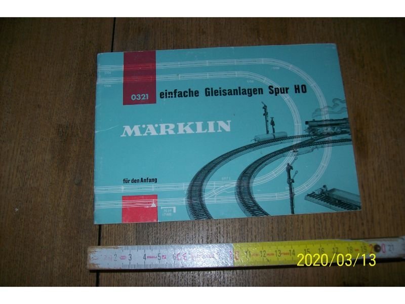 MÄRKLIN spårplaner, spår H0, för nybörjaren.
