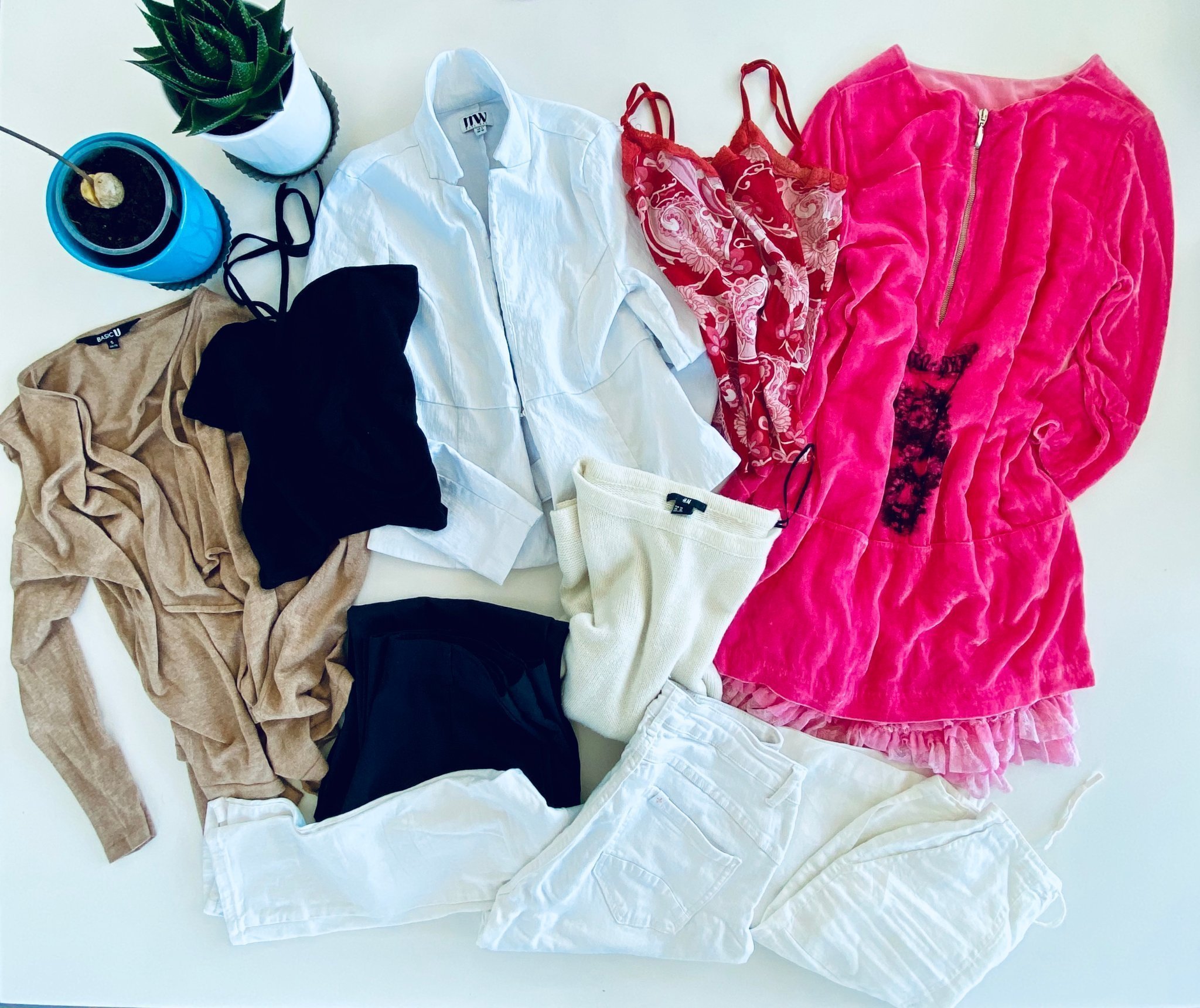 Klädpaket - klänning byxor - Twin Set Filippa K Joelle Toxik3 Bubbleroom m.m - S