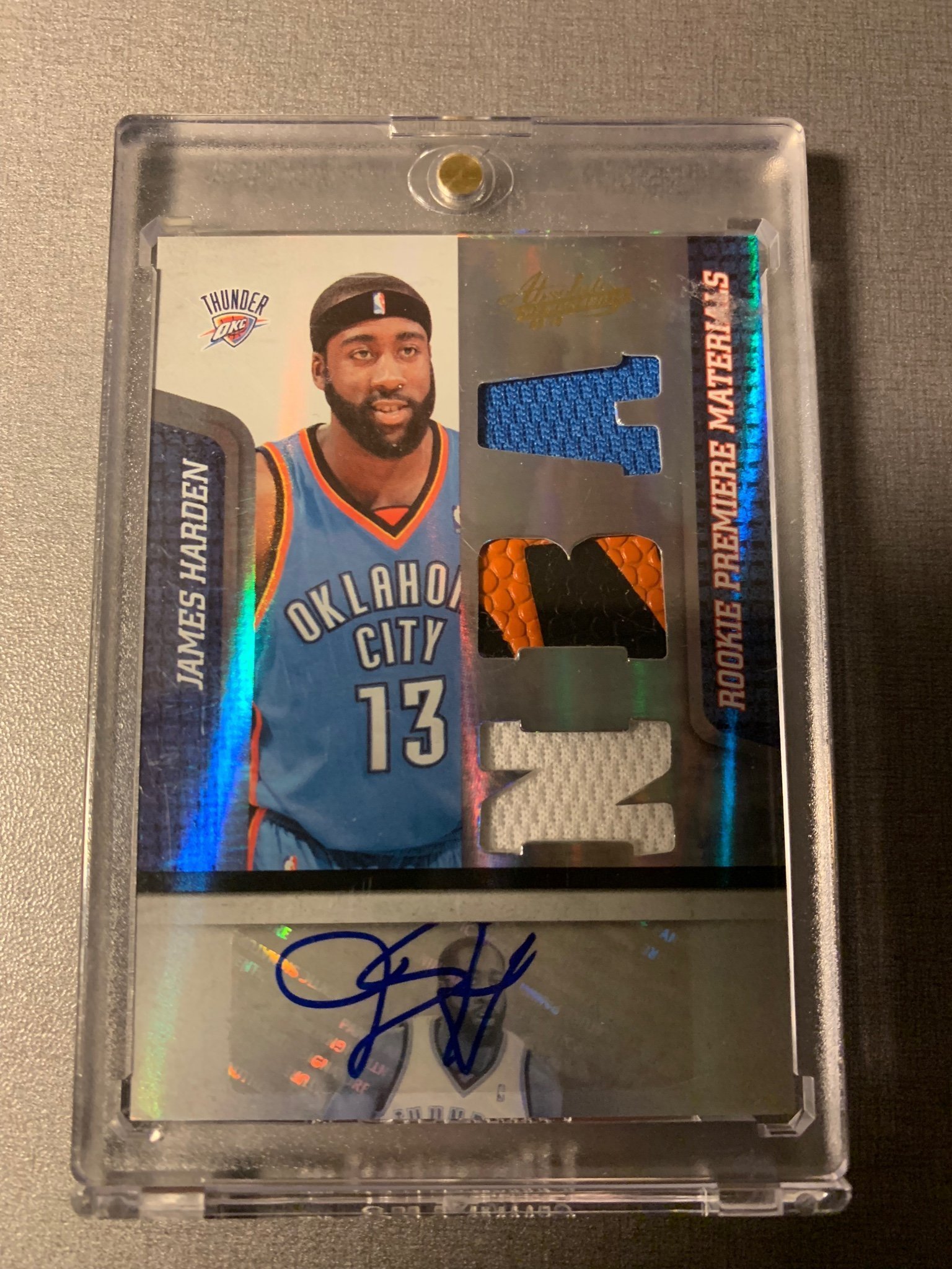 James Harden Auto 4 Colored Patch Card, Autogra.. Köp på Tradera