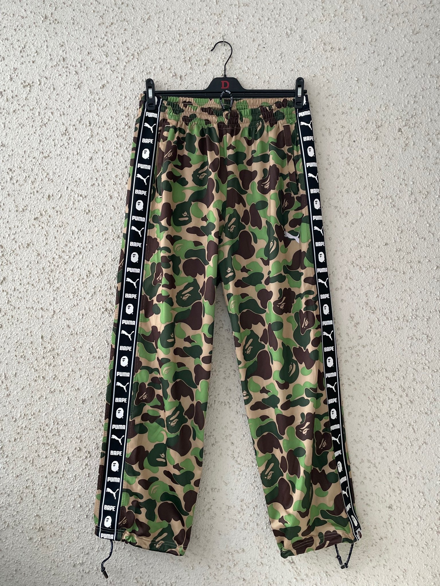 puma green track pants