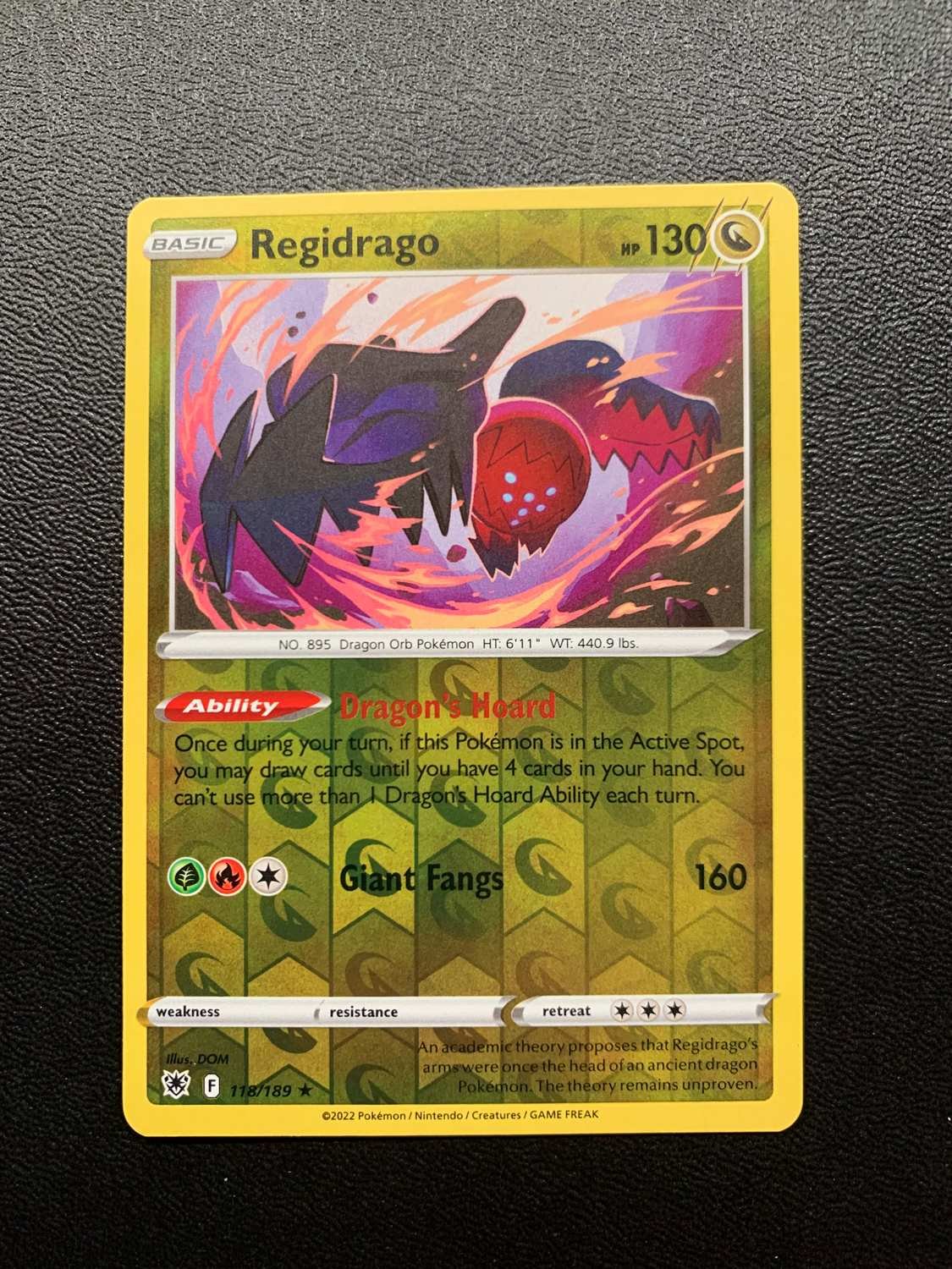 Regidrago 118/189 Rare Reverse Holo Sword &.. Köp på Tradera