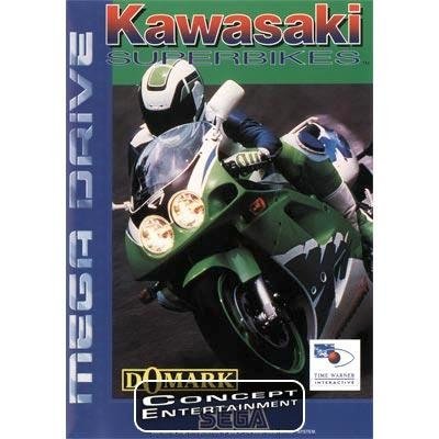 KAWASAKI SUPERBIKES (komplett) till Sega Mega Drive