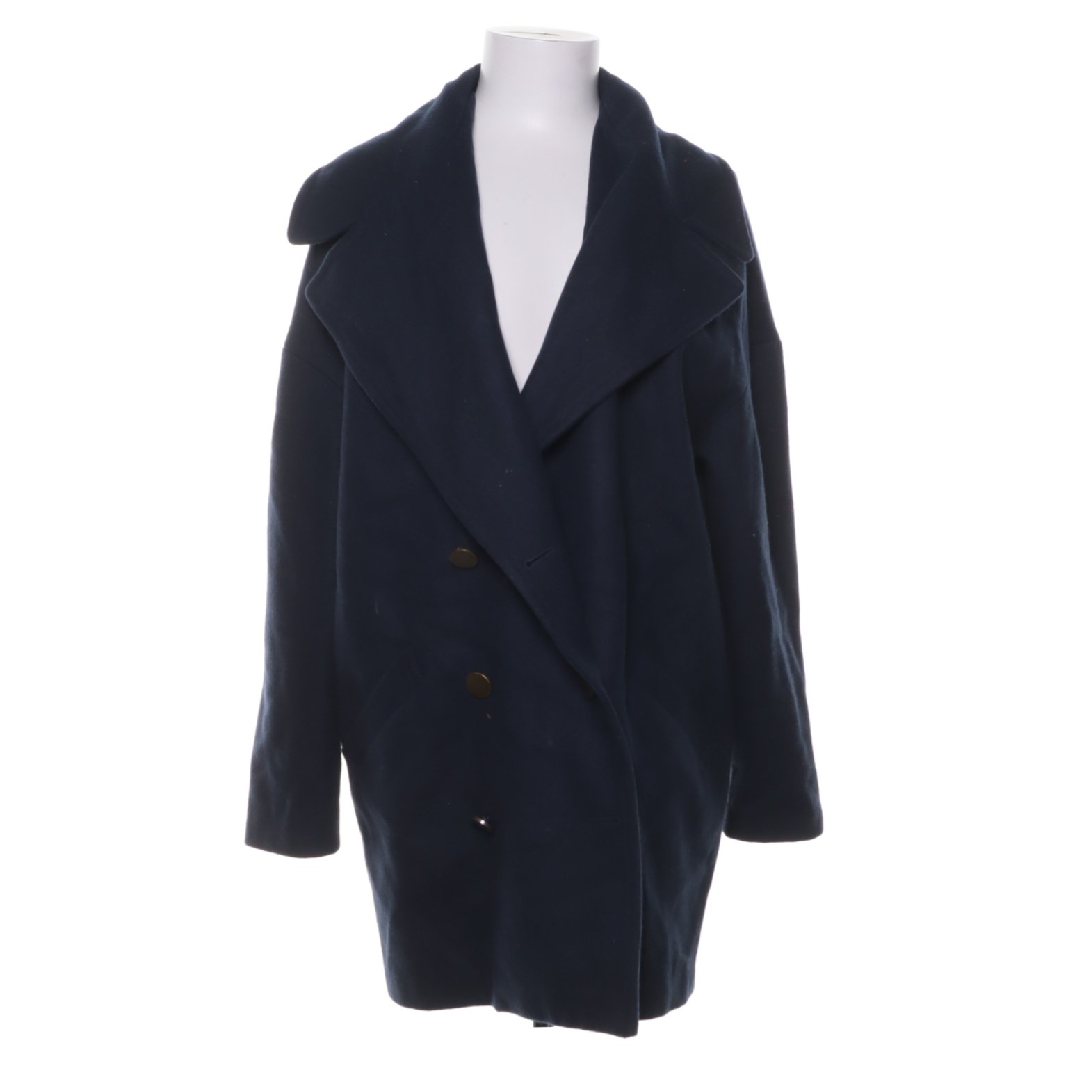 JSFN, Kappa, Strl: 40, Blå, Ull/Viskos/Polyester